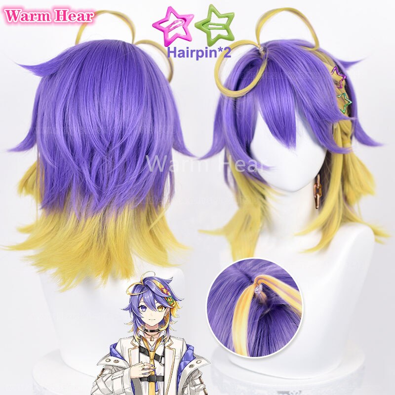 Vtuber-Aster Arcadia ڽ , NIJISANJI EN ILUNA Aster Arcadia , 42cm ª  ռ Ӹ  +  ĸ